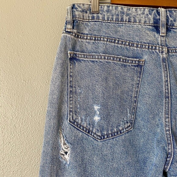 HIDDEN Bailey Vintage Wash Distressed Boyfriend 100% Cotton Jeans - Women's 29 - Picture 8 of 14
